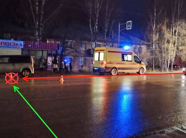 В Ухте на ул. Авиационная водитель Toyota сбил мужчину